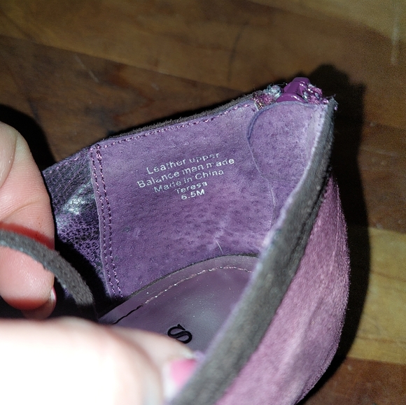 Style & Co Purple Vintage heels - Picture 5 of 7